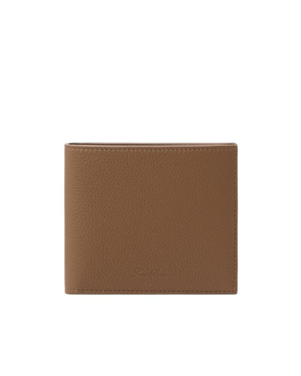 Loro Piana Brown Extra Compact Wallet for men