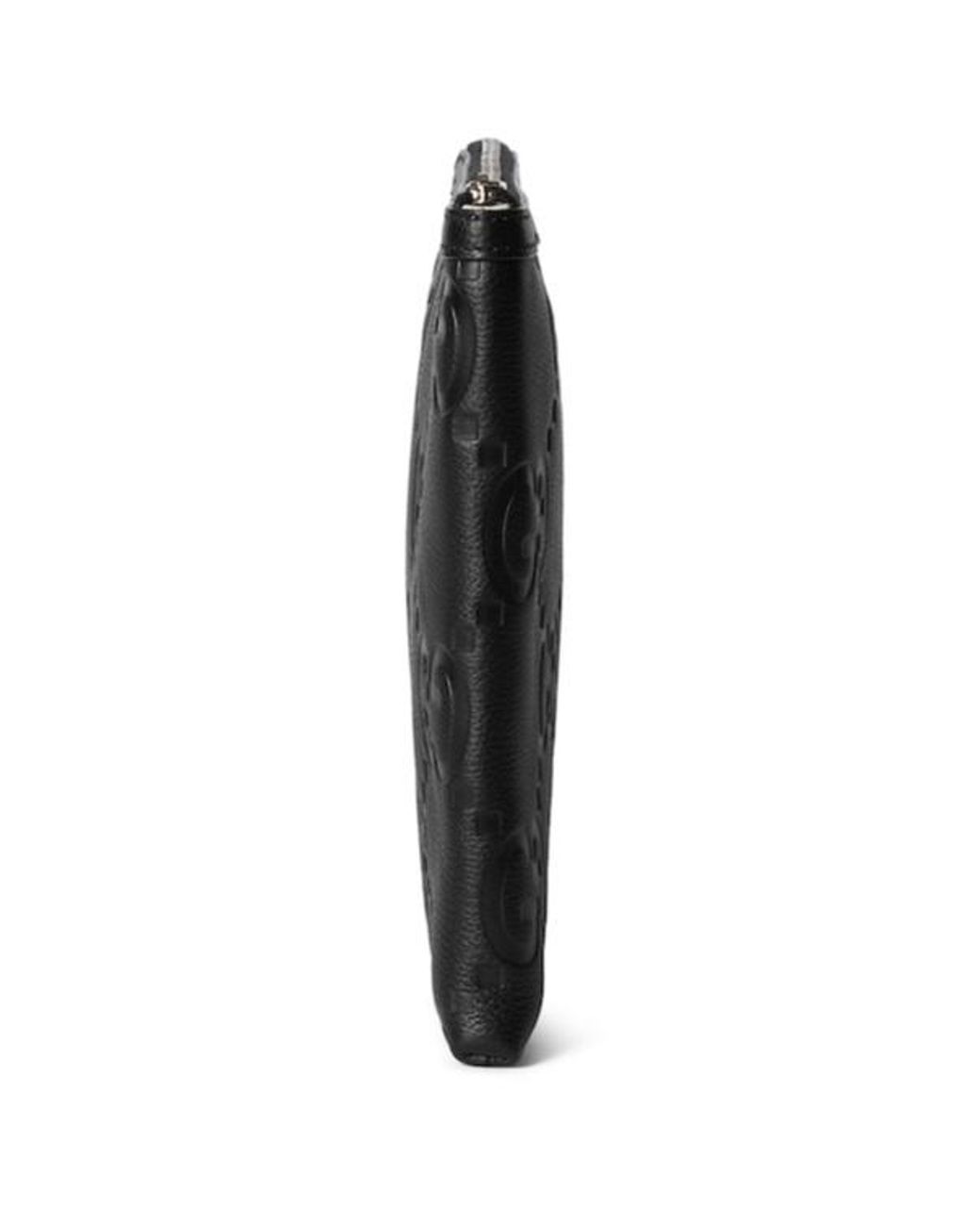 Gucci Black Jumbo Gg Zipped Pouch for men