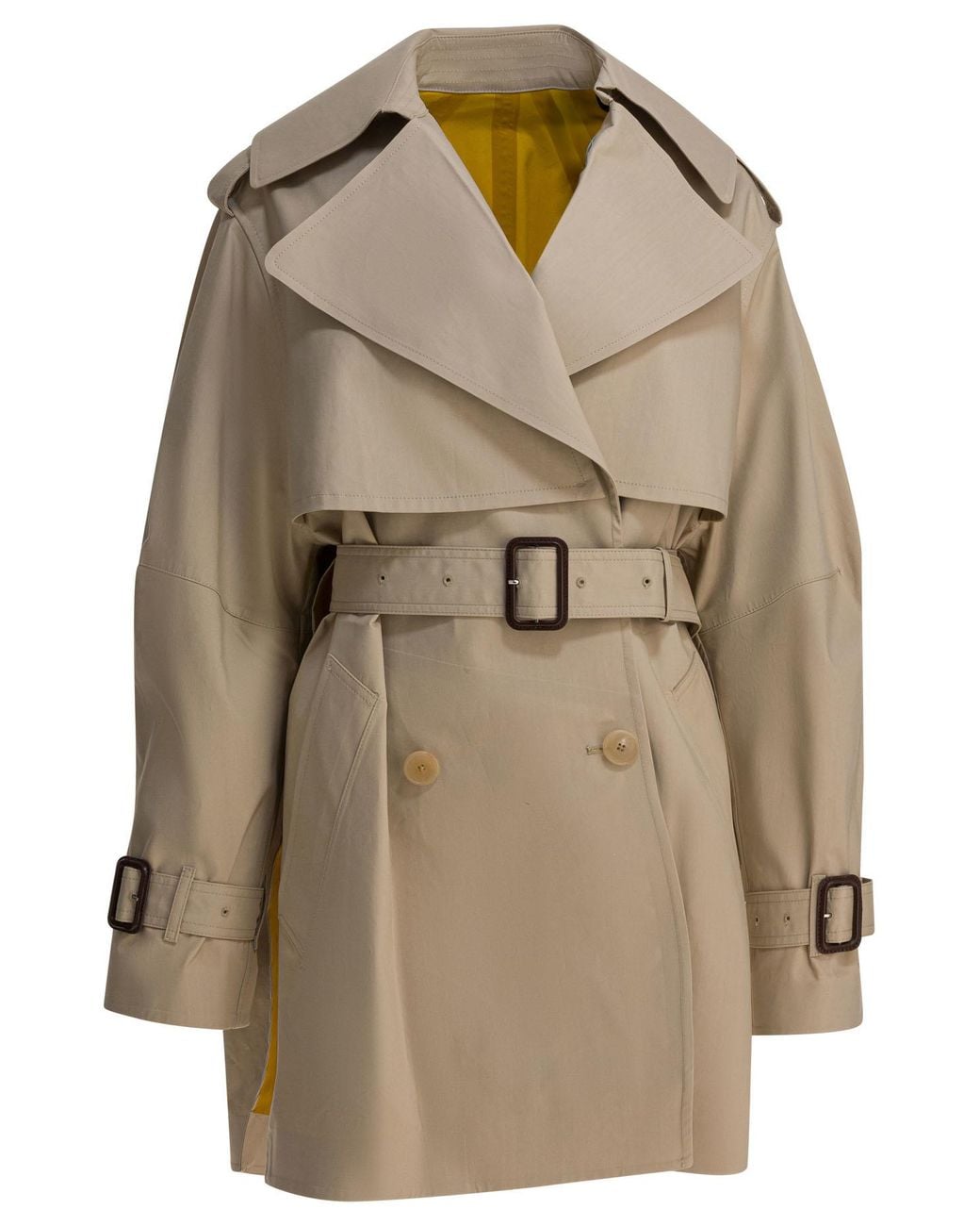 Givenchy Natural Long Wool Coat