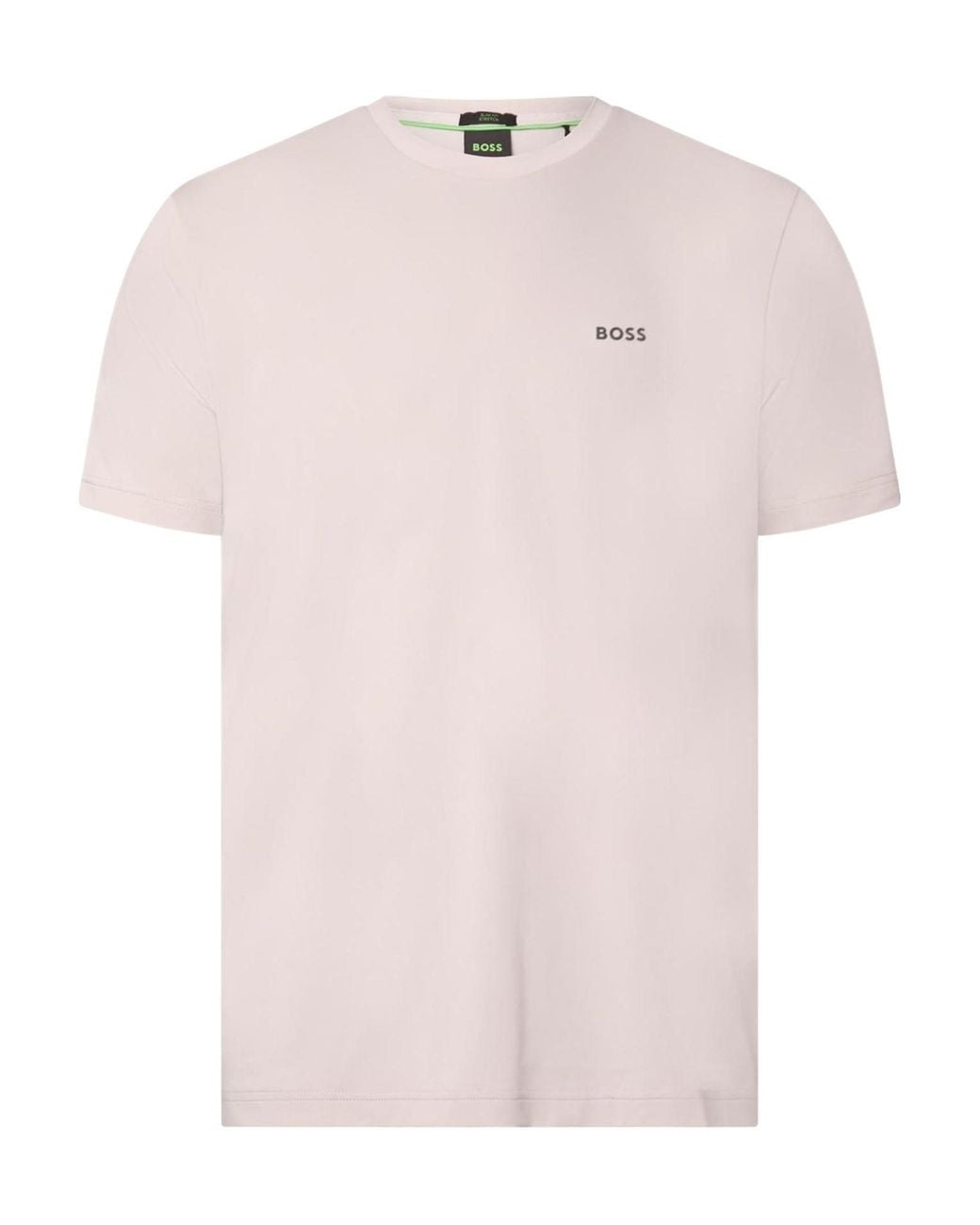 Boss Pink Solid Color T-Shirt for men