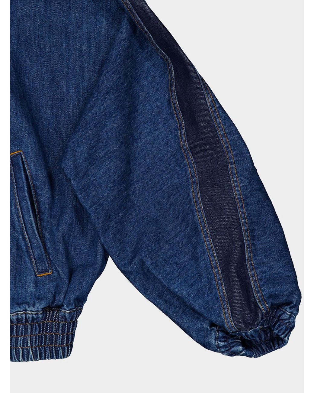 Givenchy Blue Denim Bomber Jacket