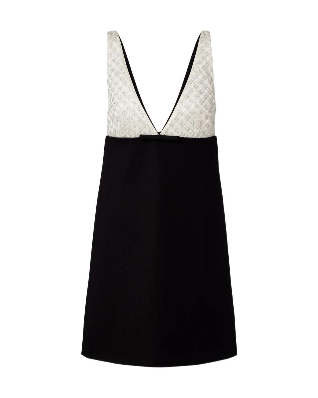 Dorothee Schumacher Black Emotional Essence Bow-Detail Sequined Minidress