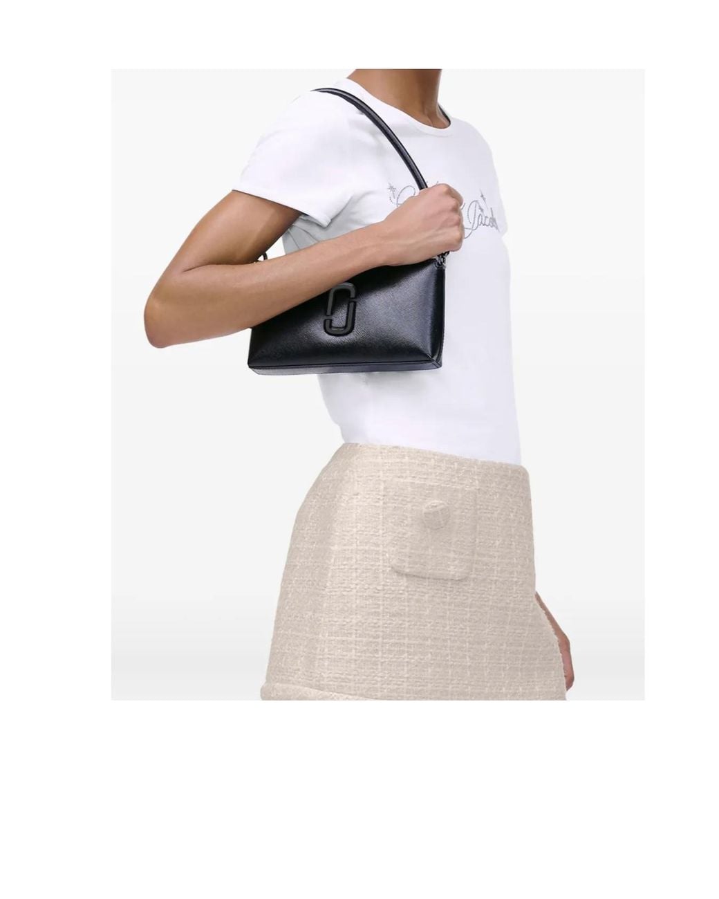 Marc Jacobs Black The Snapshot Dtm Convertible Shoulder Bag