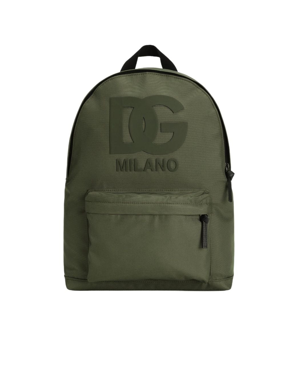Dolce & Gabbana Green Logo Backpack