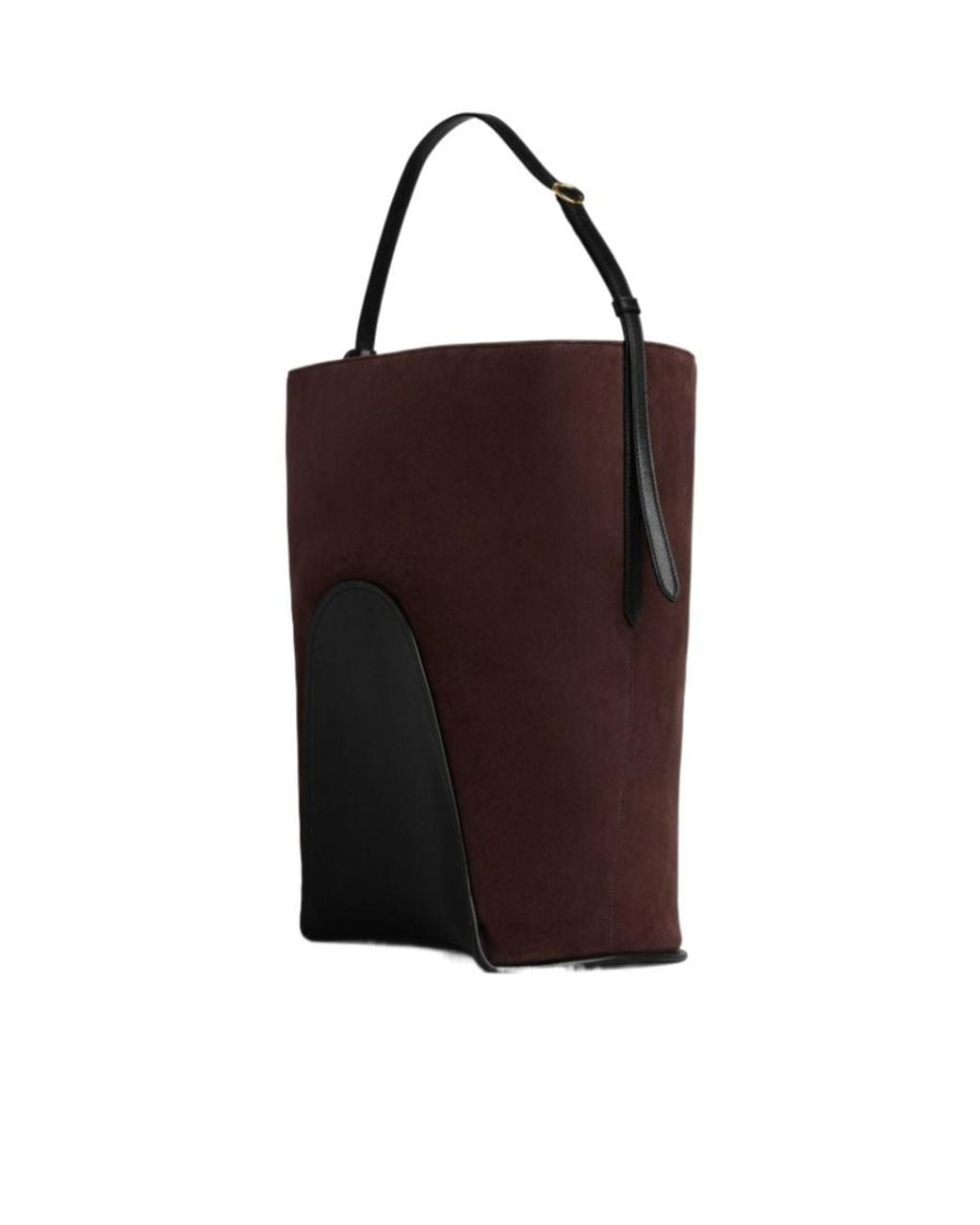 Alaïa Brown Alaïa Hip Large Bucket Bag