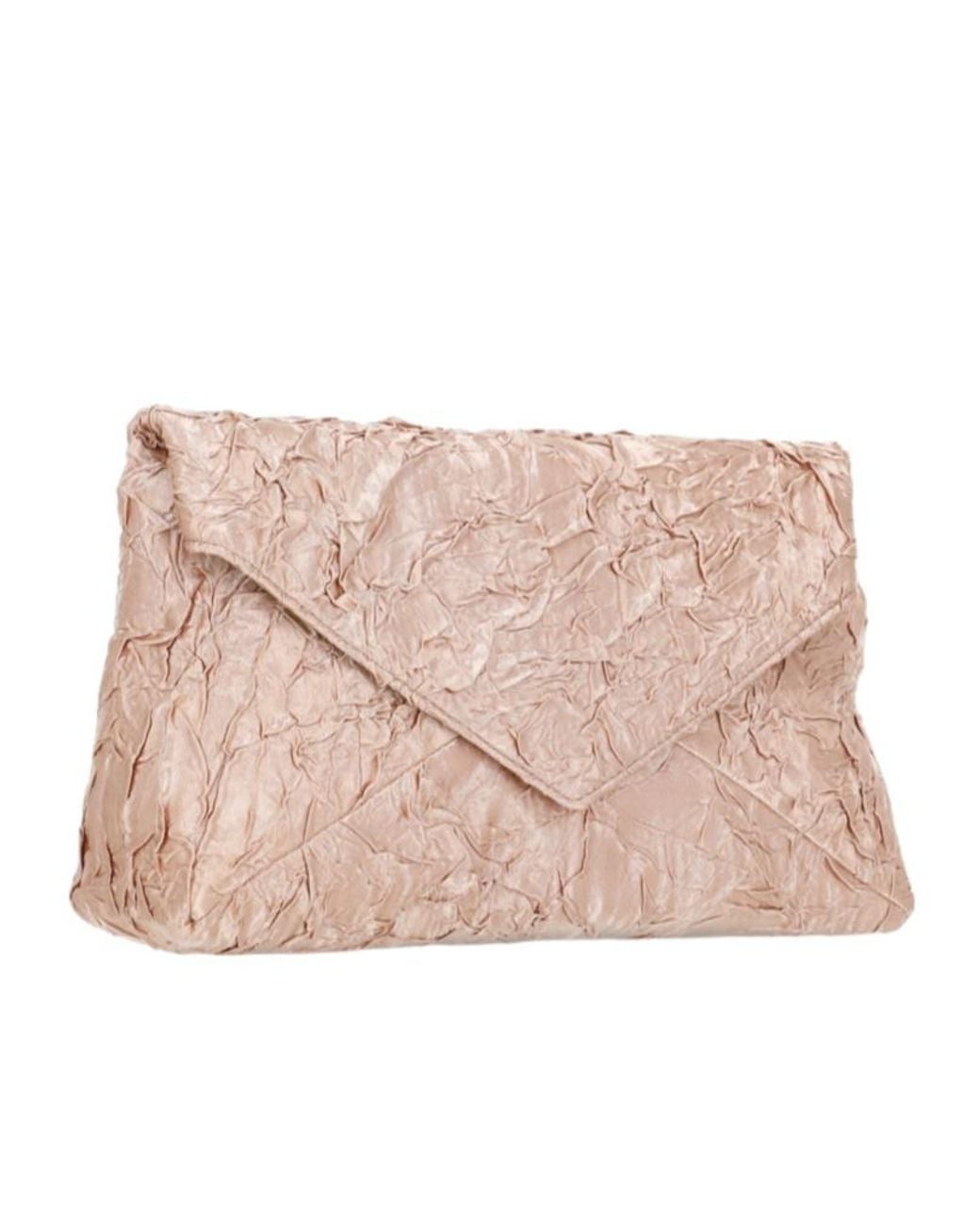 Dries Van Noten Pink Chain Linked Ruched Shoulder Bag