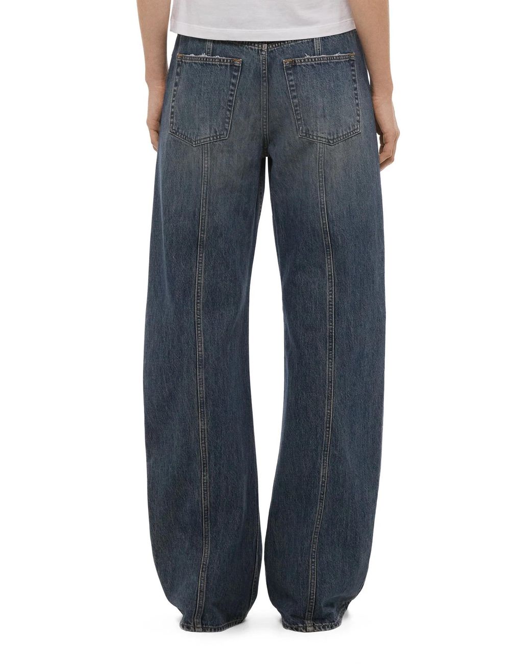 Helmut Lang Blue Ripped Jeans