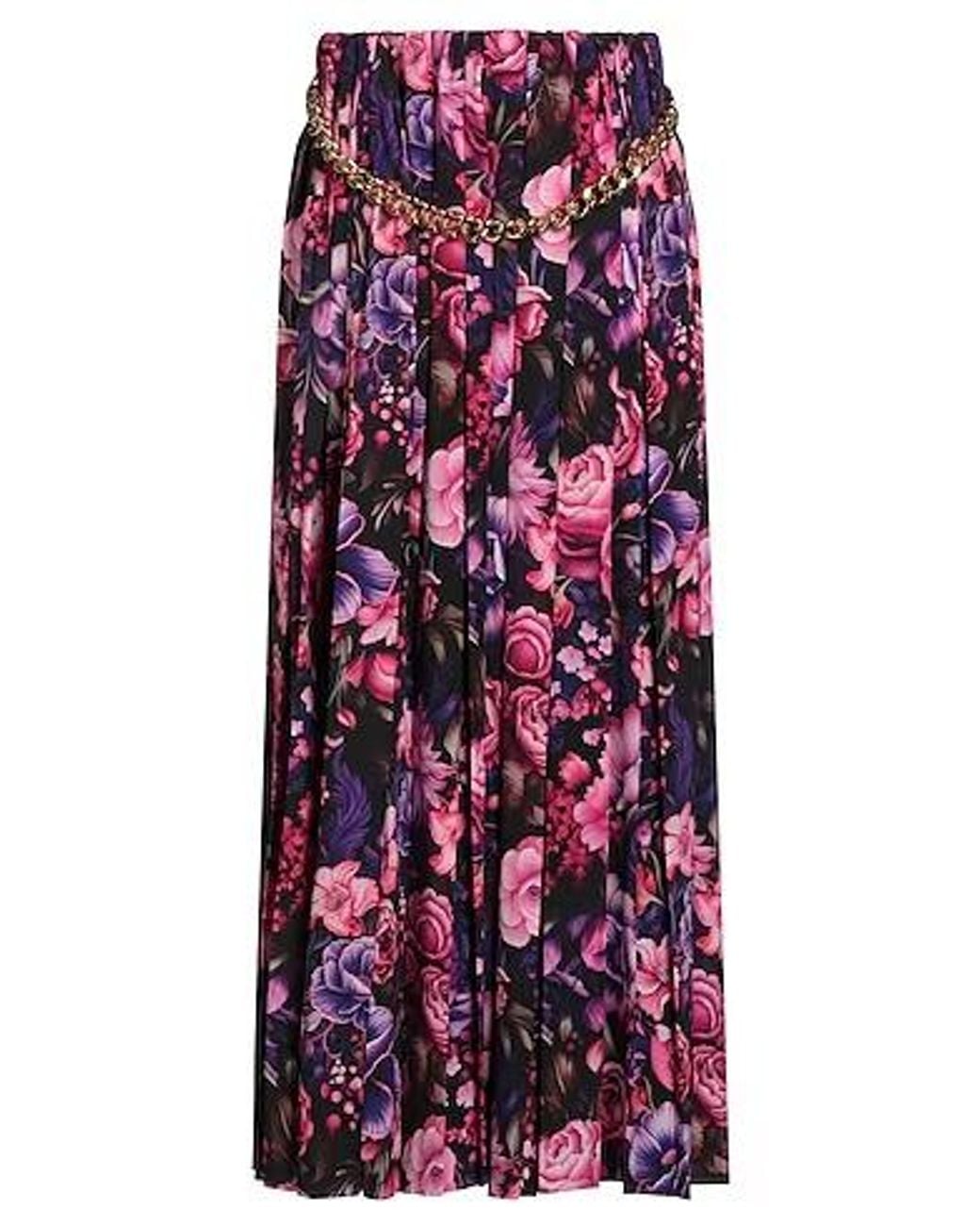 Balenciaga Purple Long Skirts