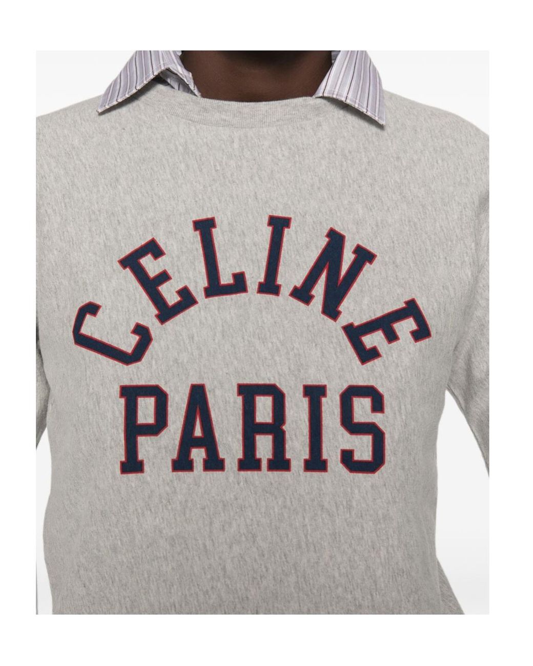 Céline Gray Short-Sleeved T-Shirt