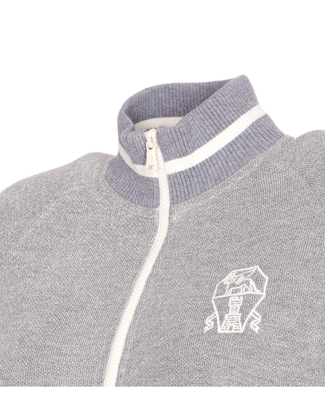 Brunello Cucinelli Gray Sweaters