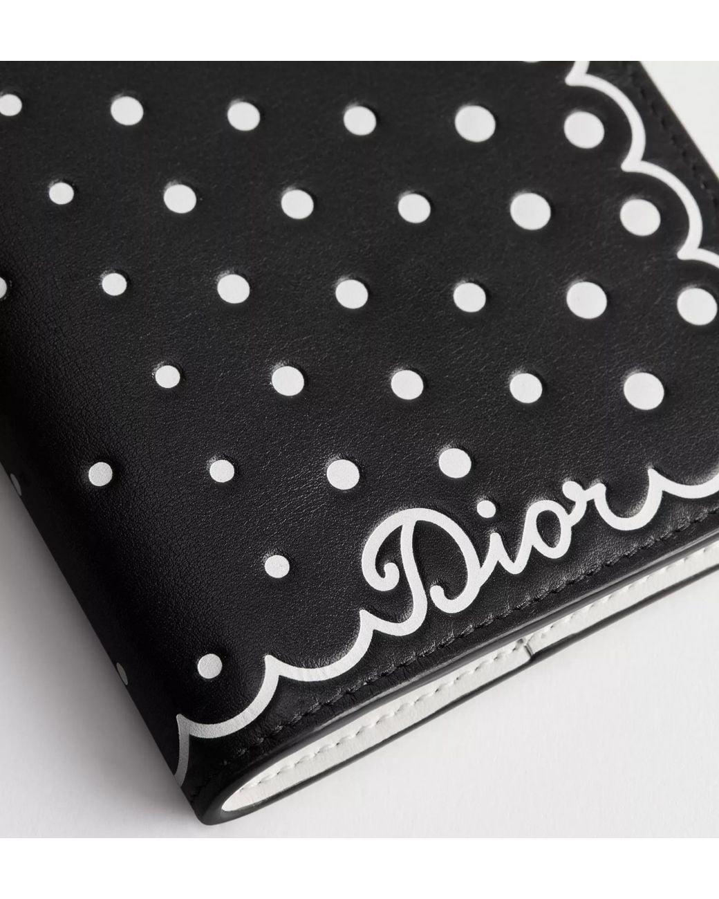 Dior Black Passport Cover