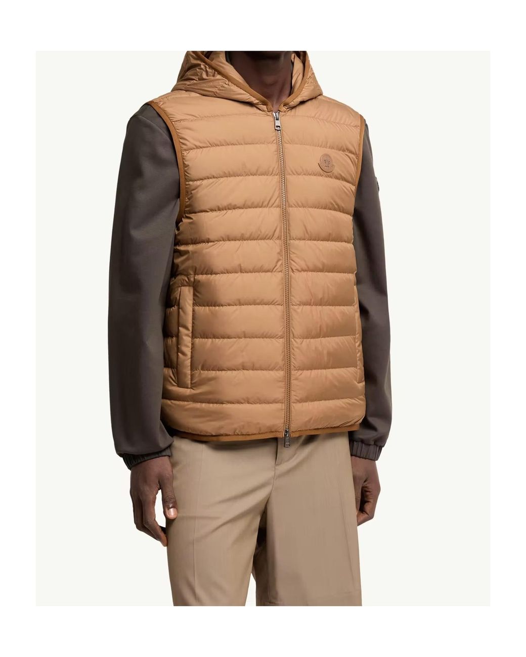 Moncler Brown Skirnix 3-In-1 Short Down Jacket for men