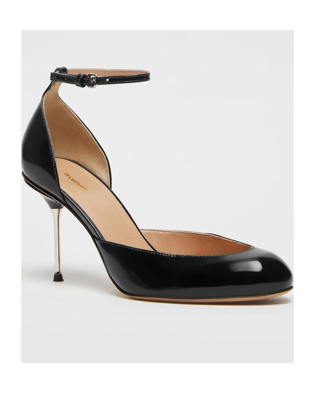 Sportmax Black Ankle Strapped Nice Mary Jane Pumps