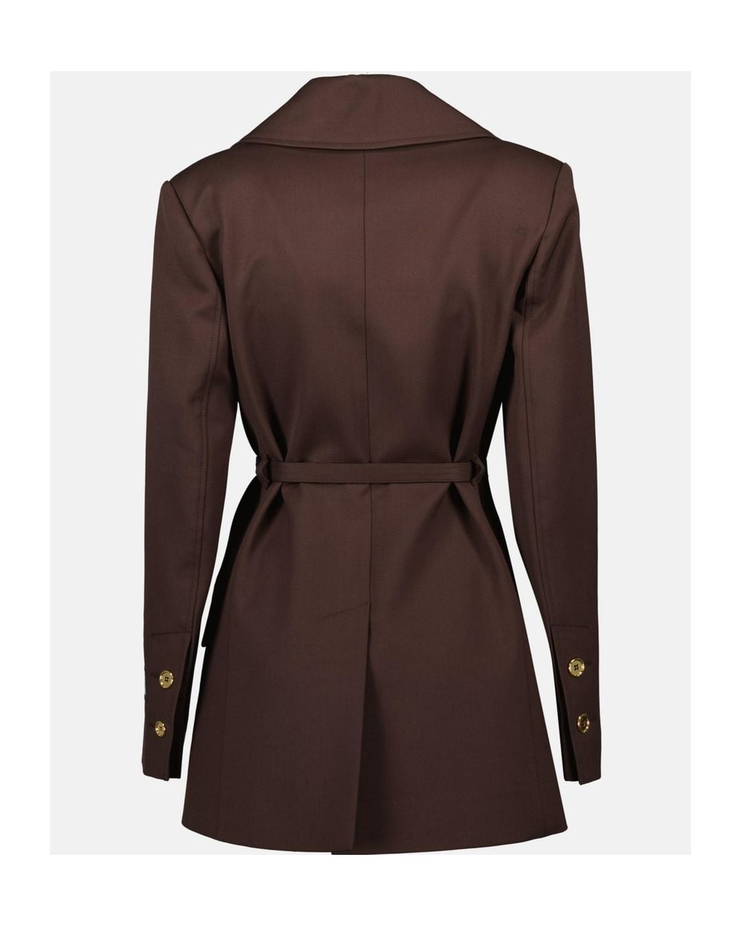 Patou Brown Single-Breasted Casual Jacket