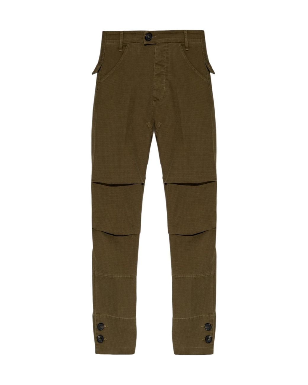 DSquared² Green Tapered Leg Trousers
