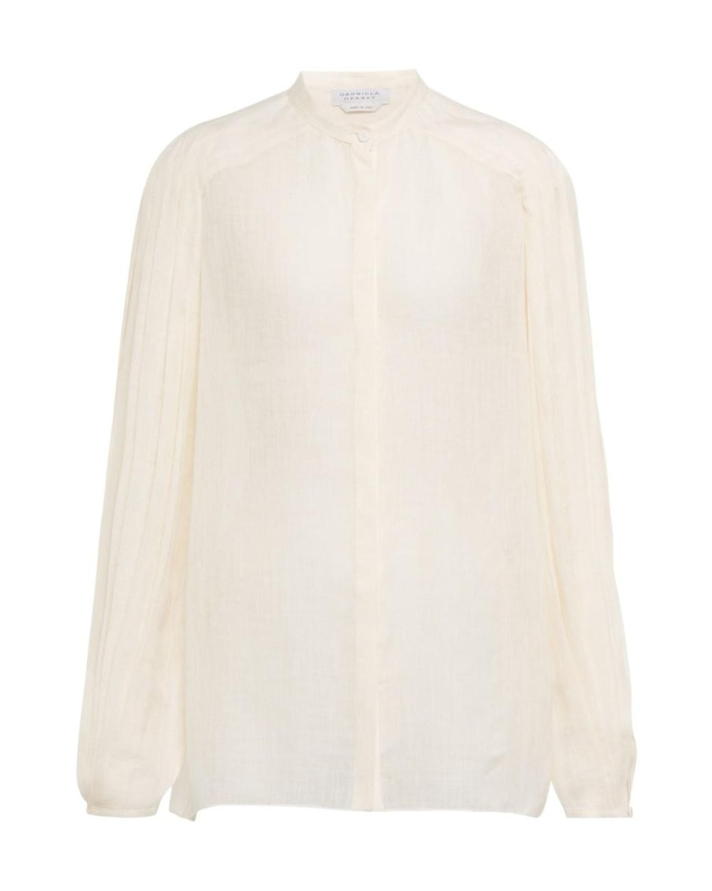 Gabriela Hearst White Long Sleeve Shirt