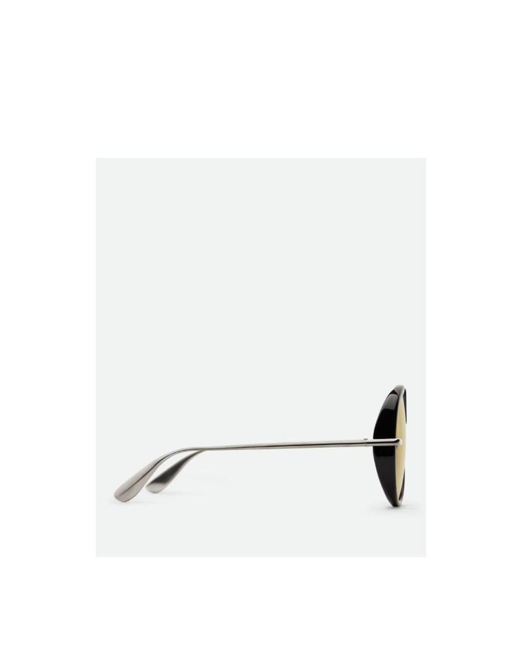 Bottega Veneta Green Eyewear Classic Aviator Sunglasses for men