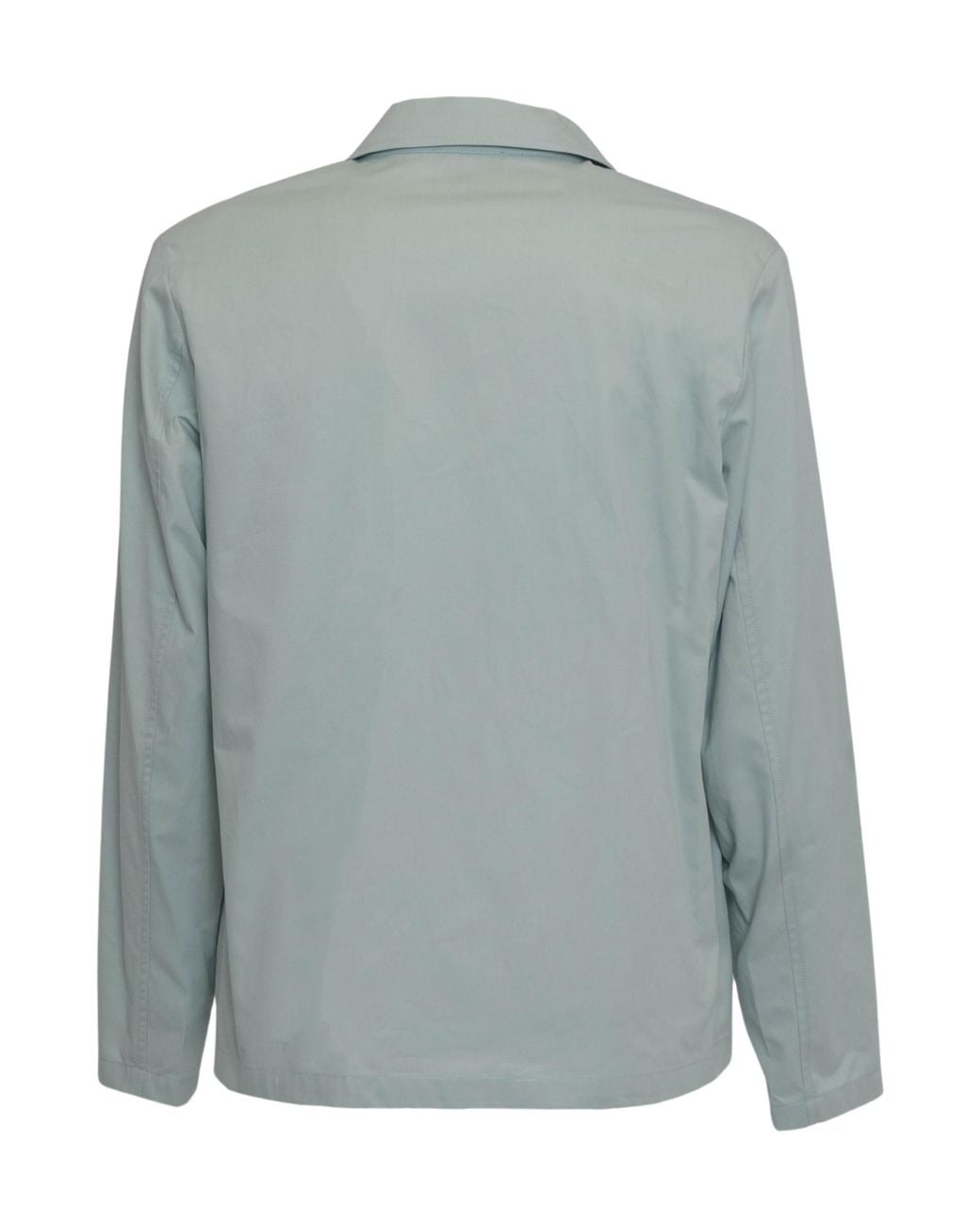 A.P.C. Blue Welt-Pocket Long-Sleeved Shirt for men