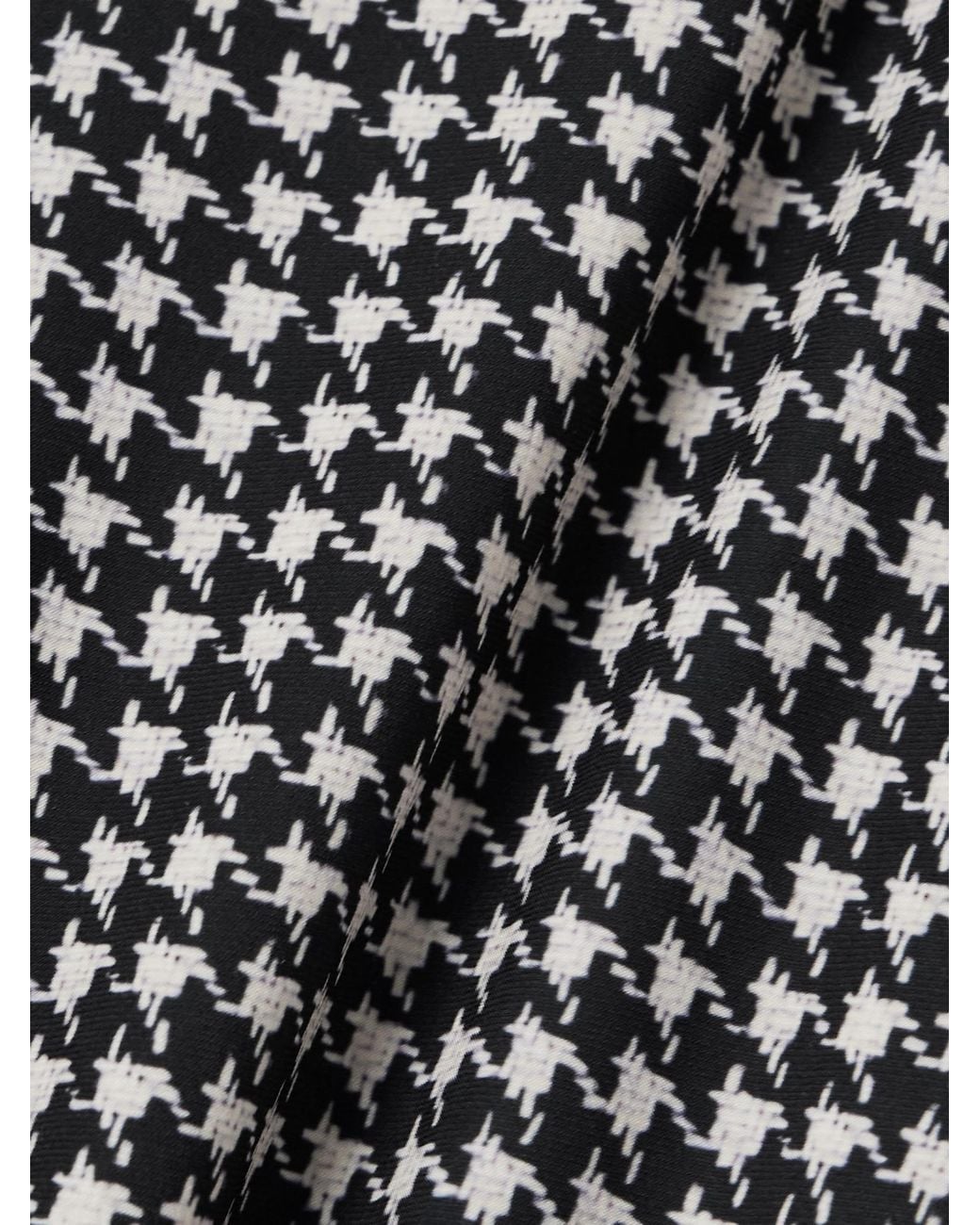 Norma Kamali Gray Comfortable Houndstooth Leggings