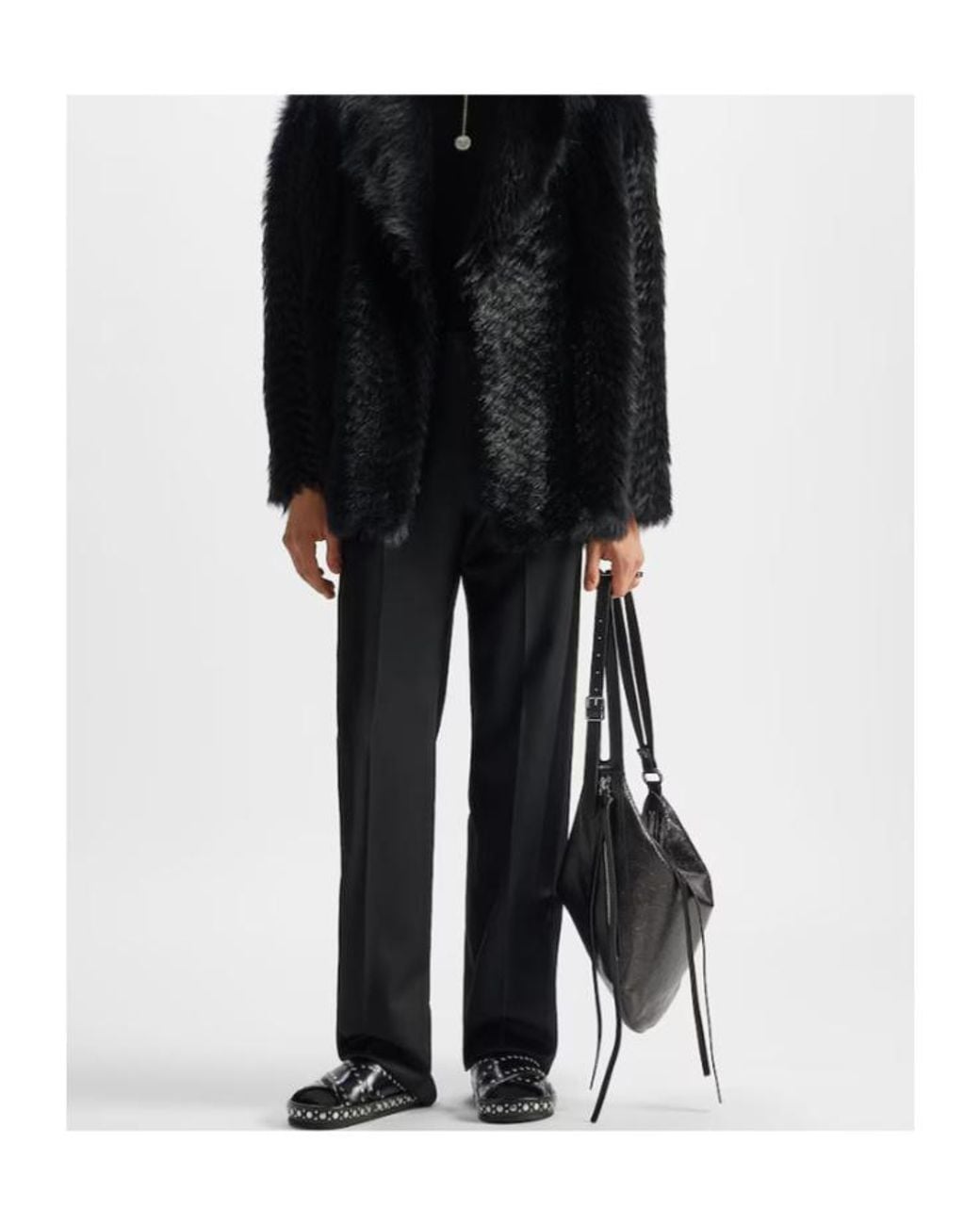 Fendi Blue Grain De Poudre Trousers for men