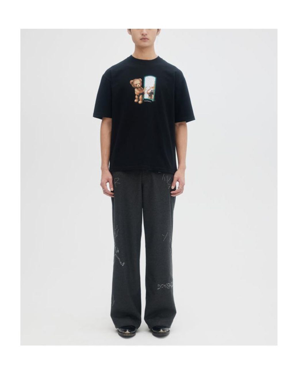 DOMREBEL Black Short-Sleeve T-Shirt for men