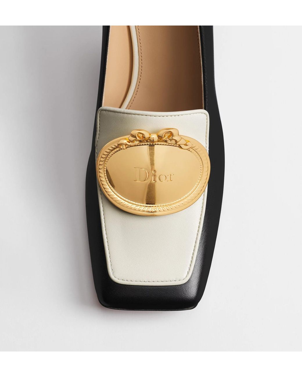 Dior Black Médaillon Buckle Pump