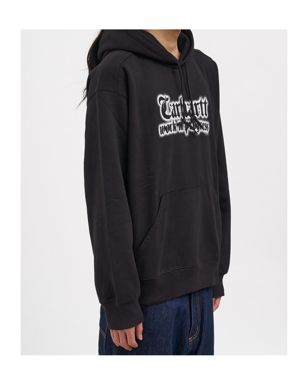 Carhartt Black Hooded World Tour Sweatshirt for men