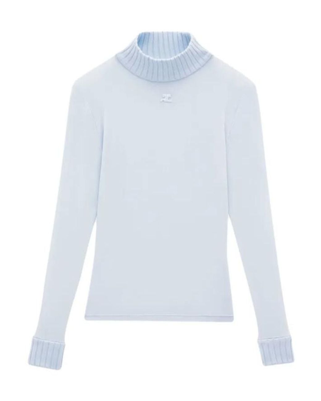 Courreges White Reedition Second-Skin Top