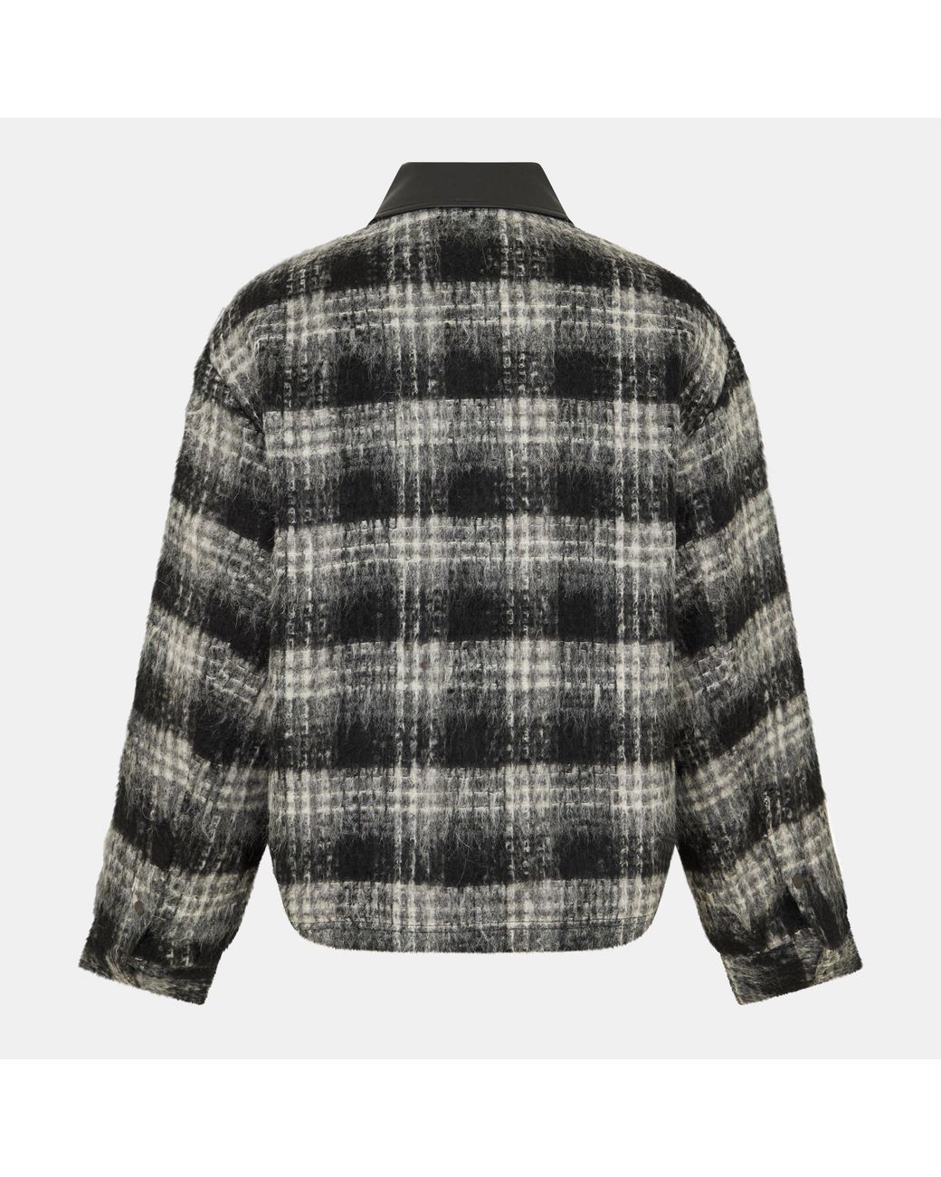 Represent Gray Zippered Shirt Jacket for men