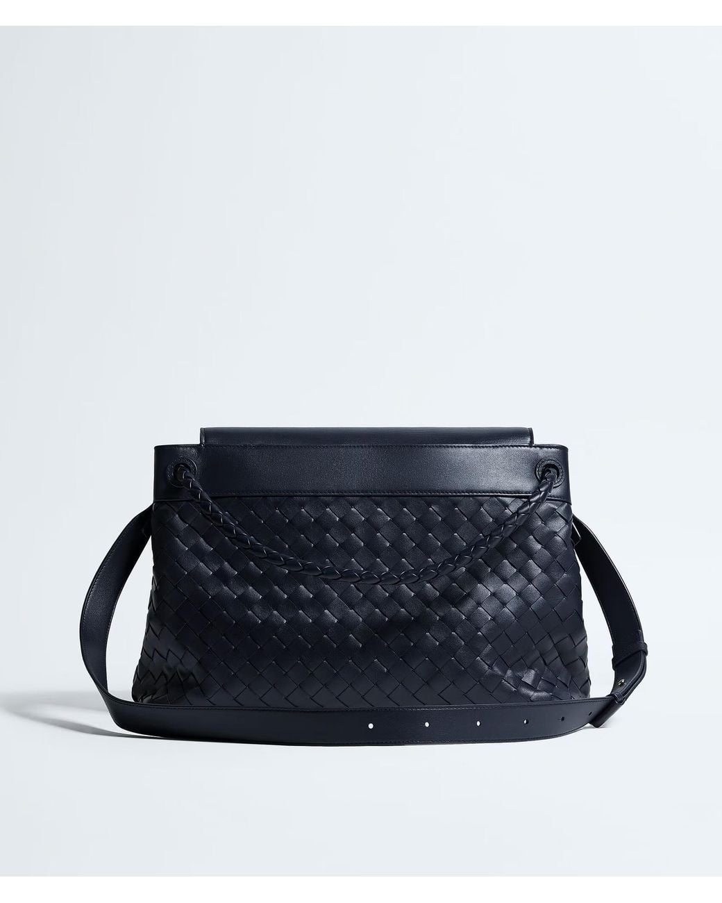 Bottega Veneta Blue Andiamo Messenger Bag for men