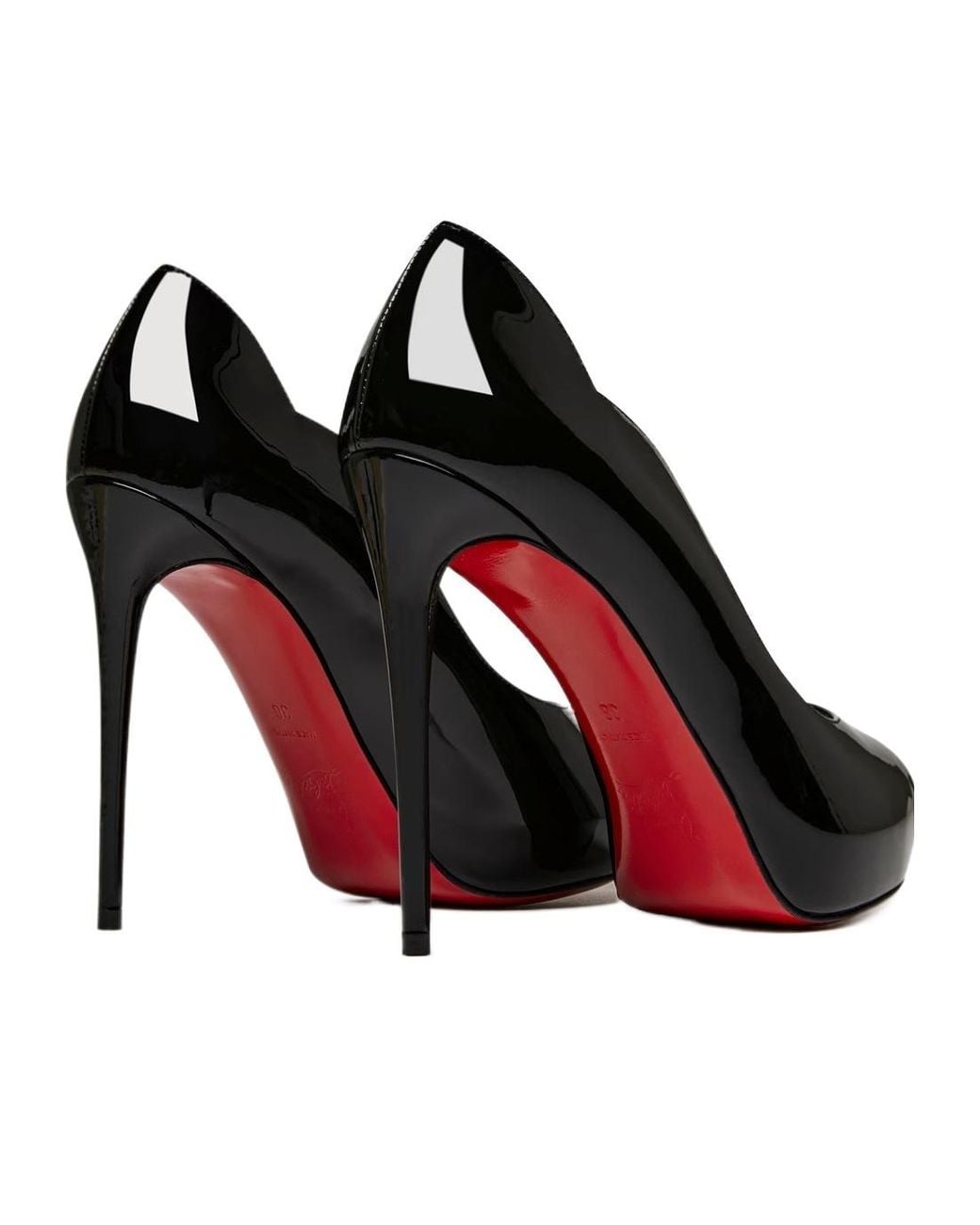 Christian Louboutin Black Hot Chick Alta Leather Pumps