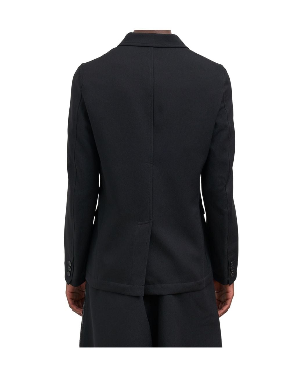 Comme des Garçons Black Collared Jacket for men