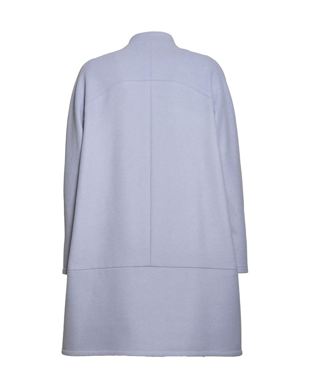 Gianluca Capannolo Blue Mandarin Collared Coat
