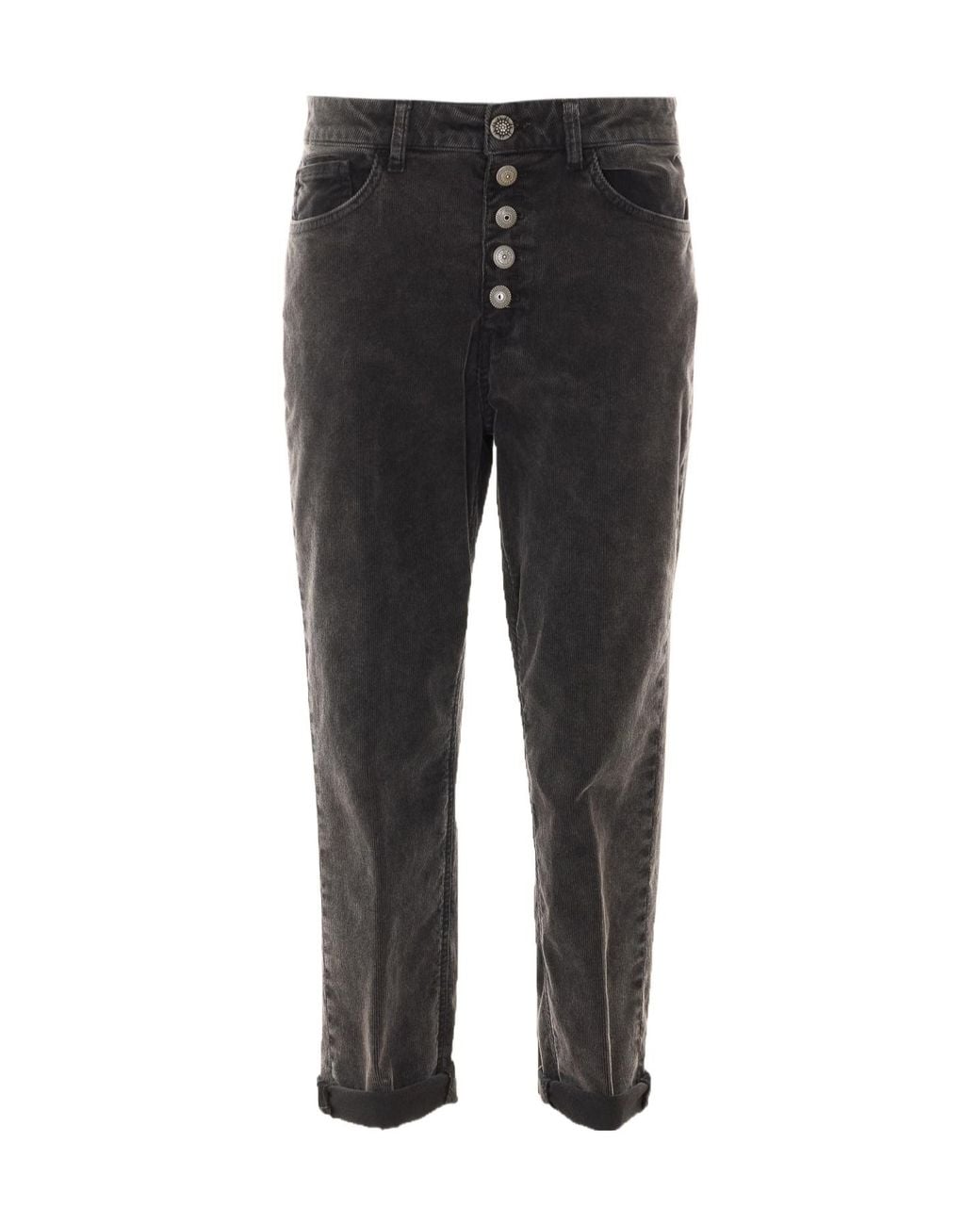 Dondup Black Koons Gioiello Button-Fly Jeans