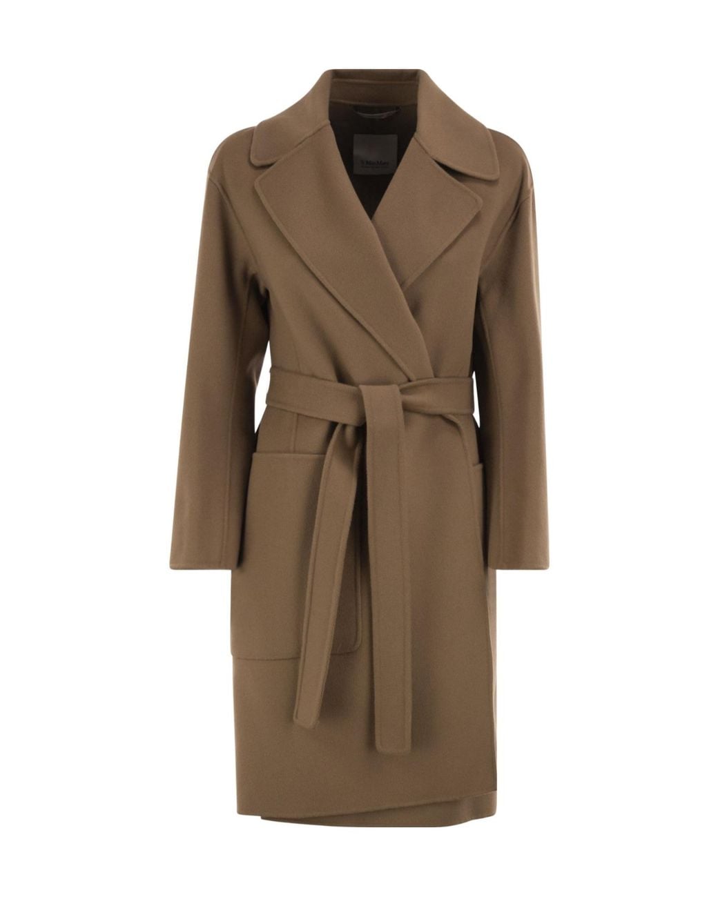 Max Mara Brown 'S Smmvelo Belted Coat