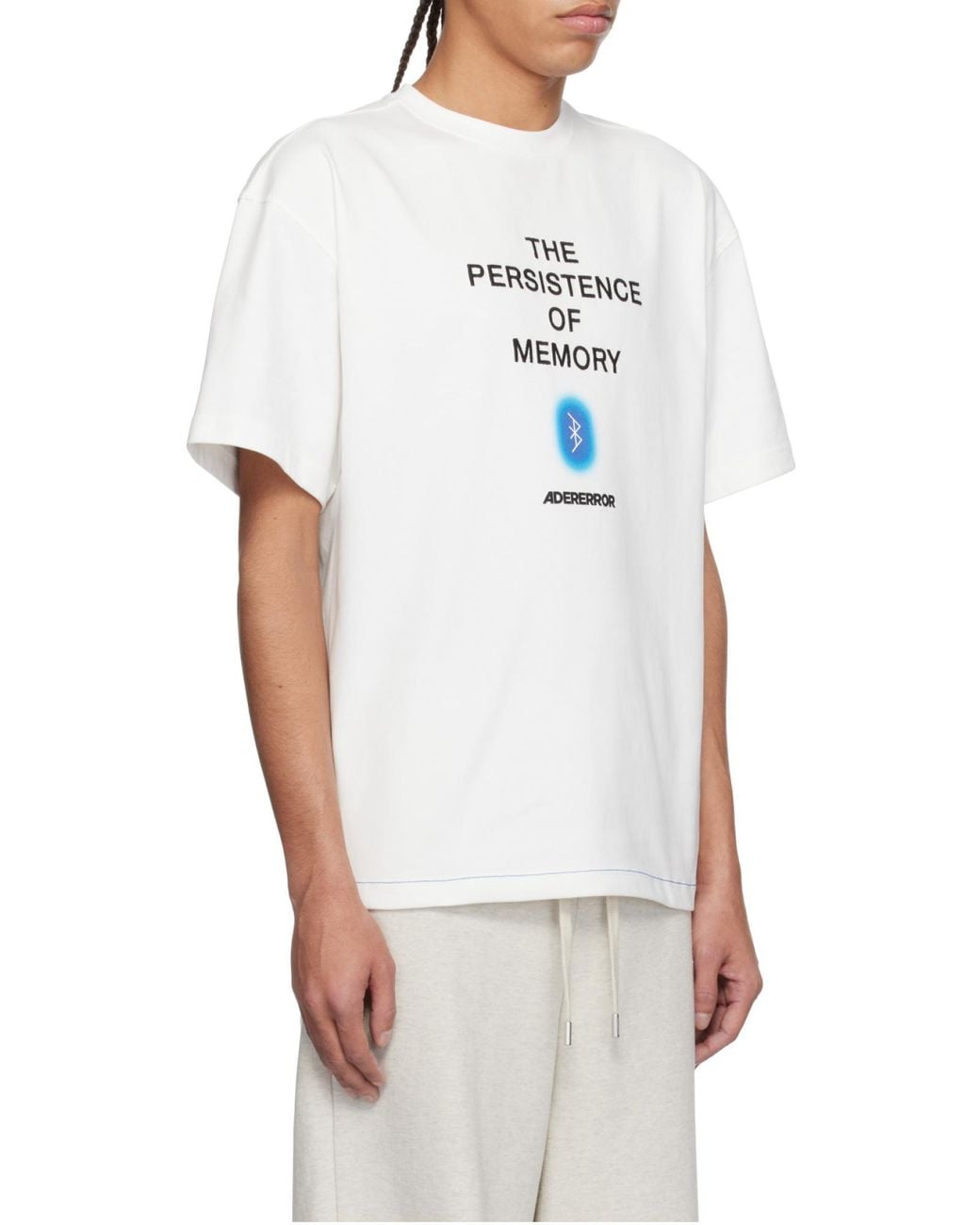 Adererror White Short-Sleeved T-Shirt for men