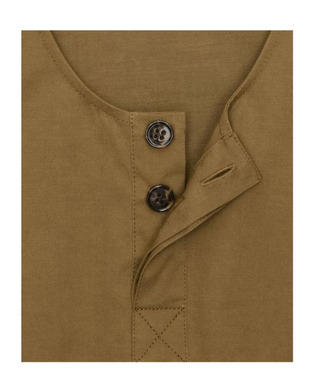 Saint Laurent Green Twill-Weave Sleeveless Top