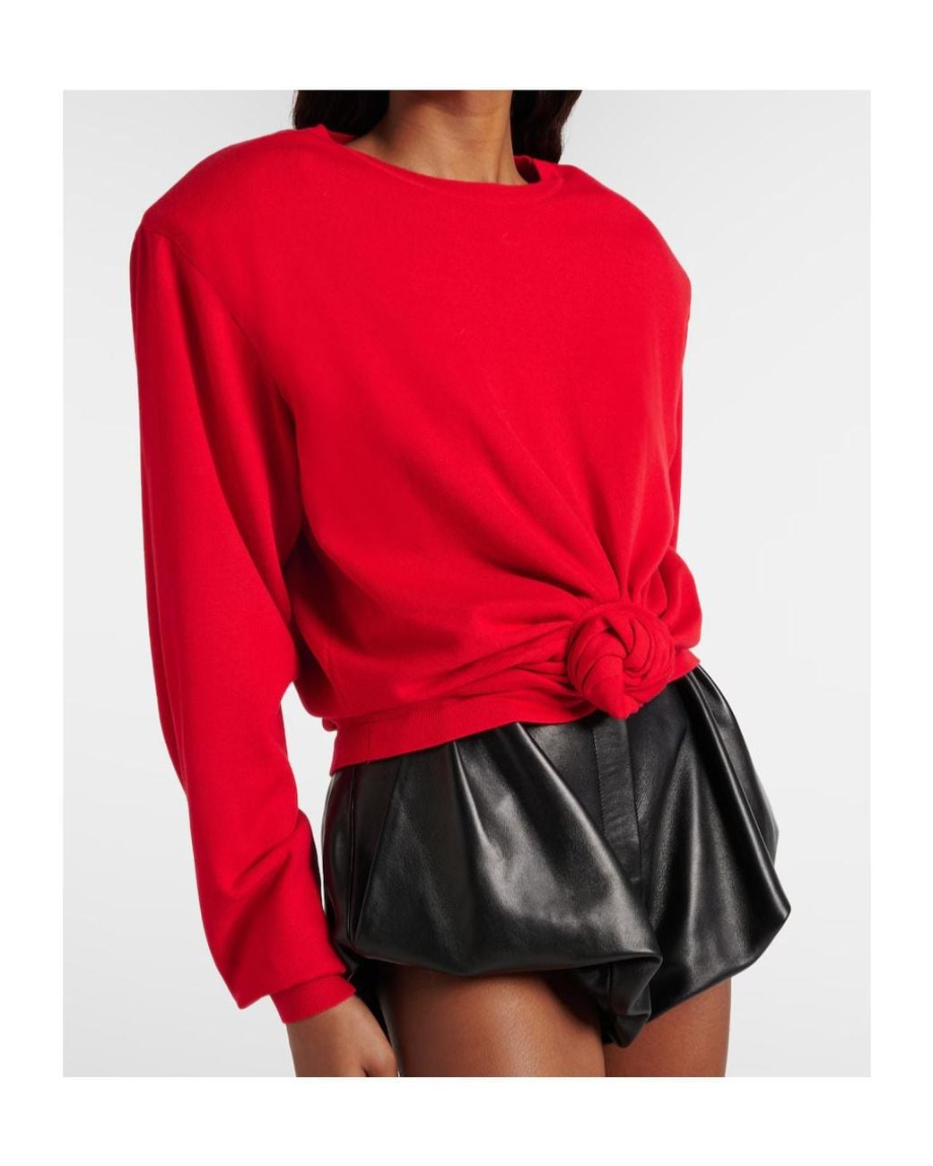 Magda Butrym Red Long-Sleeved Sweater