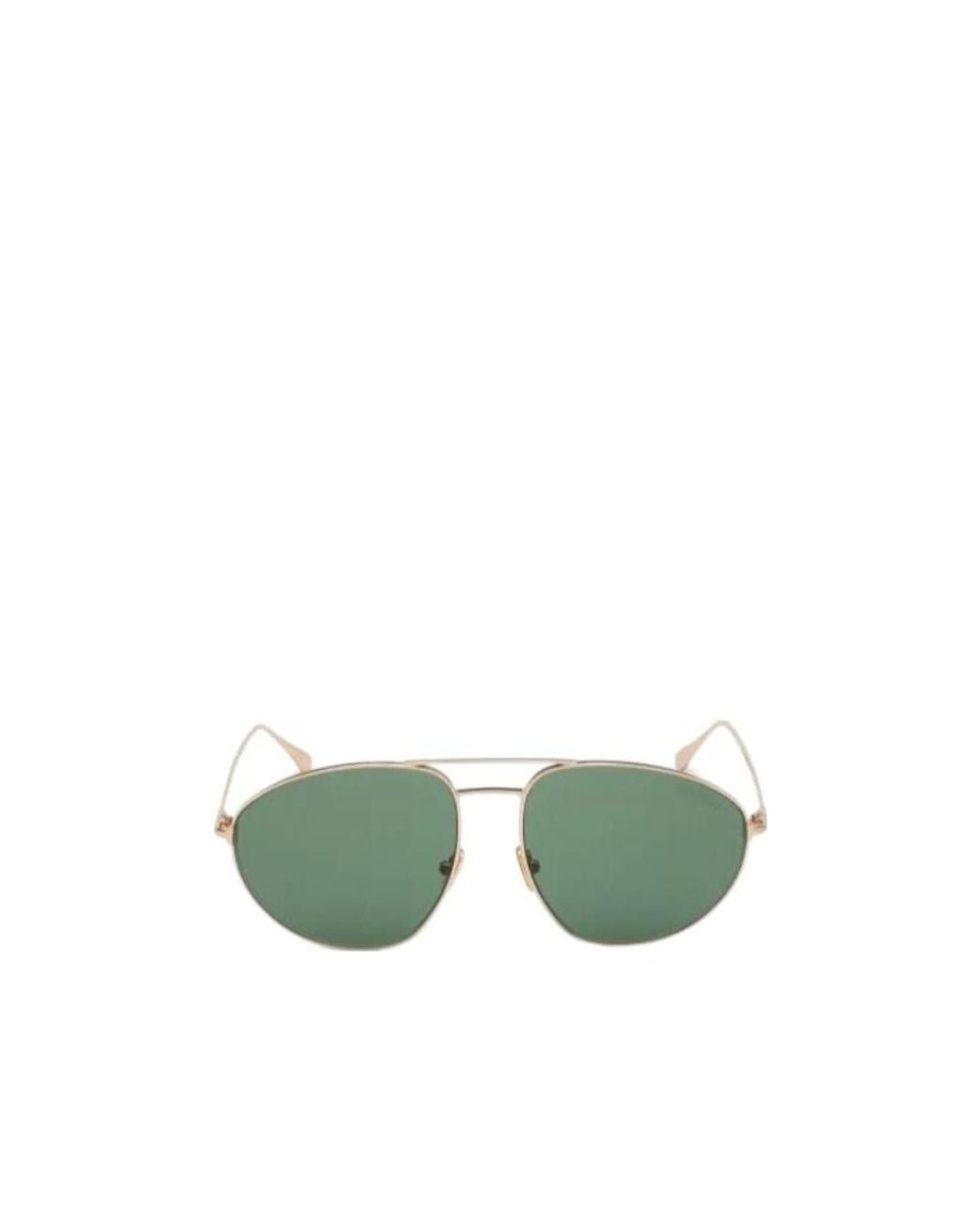 Tom Ford Green Logo Sunglasses for men