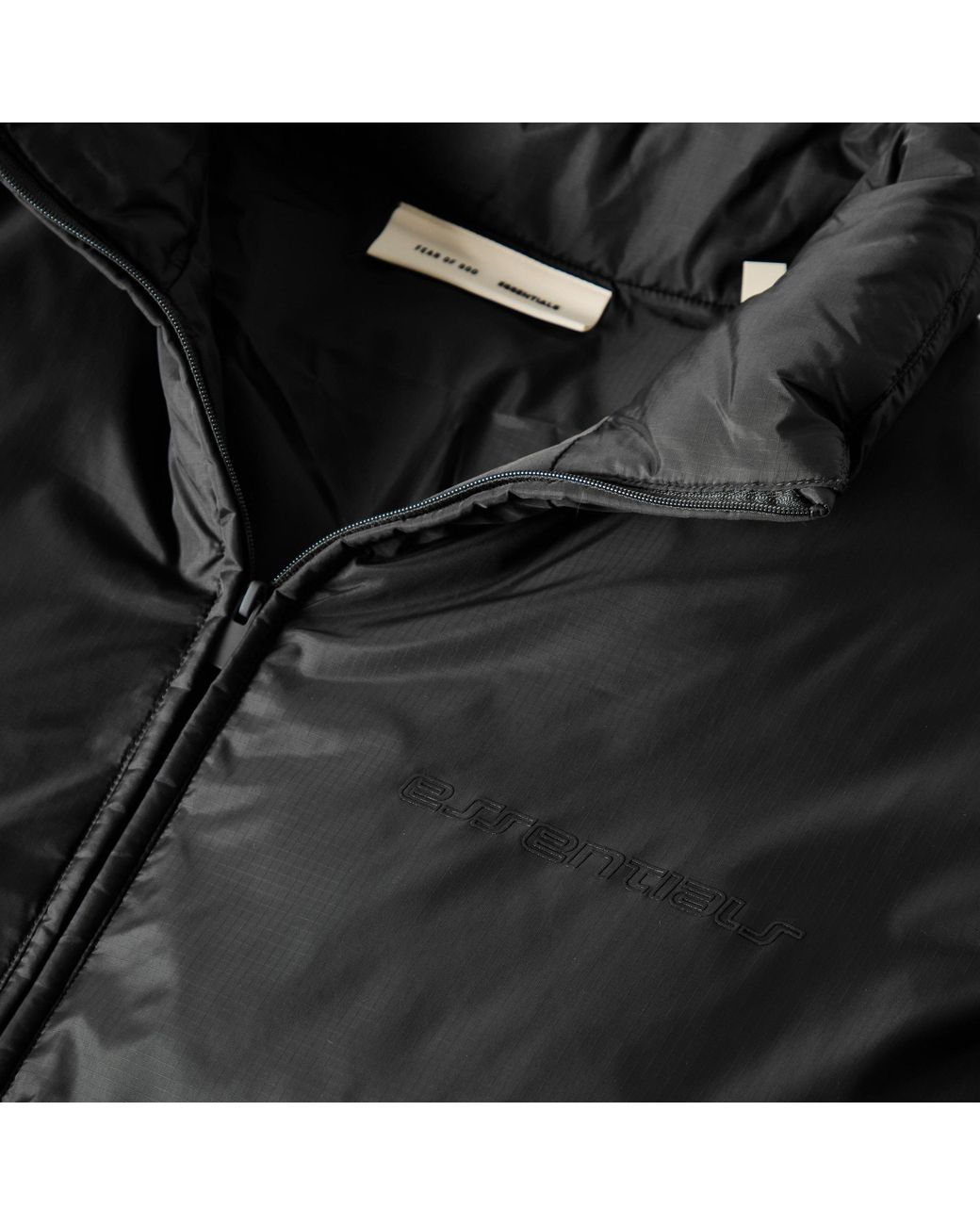 Fear Of God Gray Zippered Long-Sleeved Cotton Jacket for men