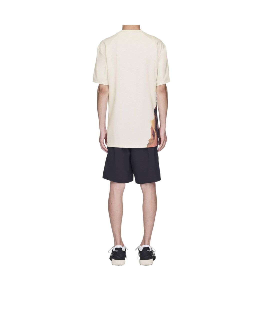 Y-3 Black Casual High-Waisted Shorts for men