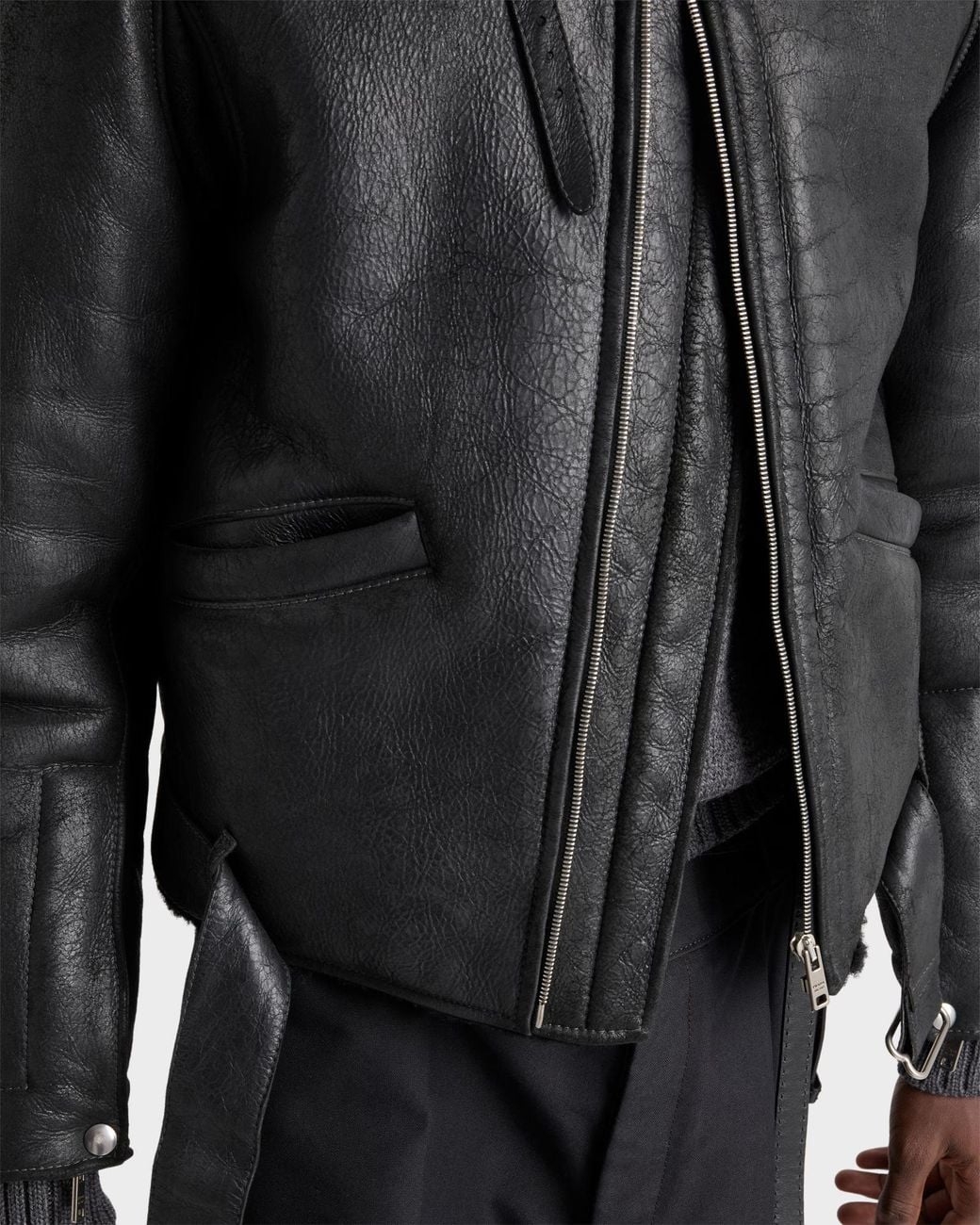Prada Black Shearling Jacket for men