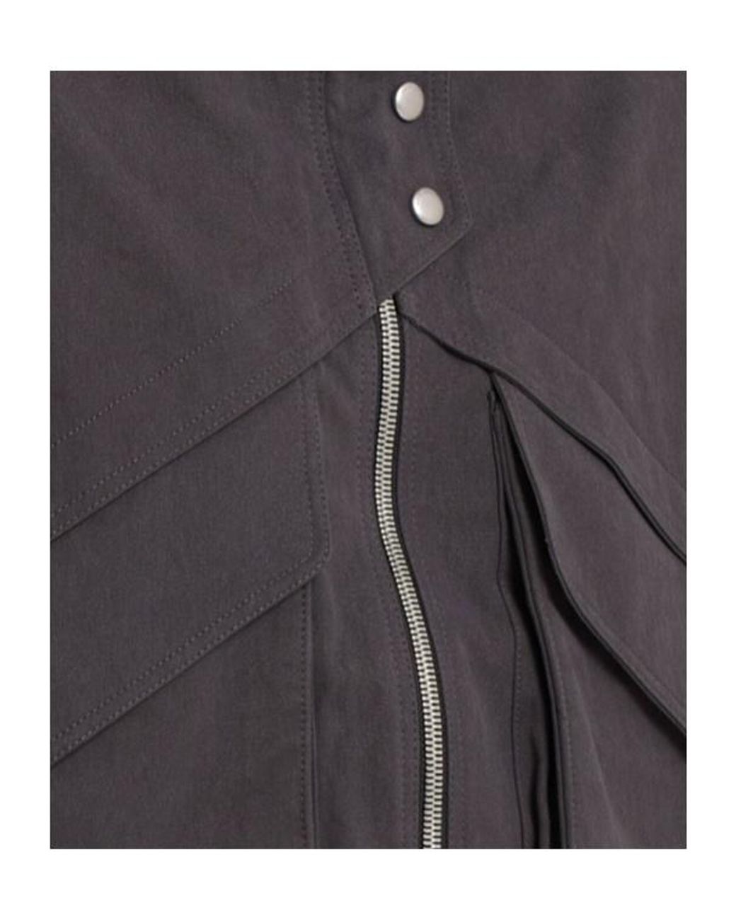 Magda Butrym Black Zip-Up Cotton Jacket