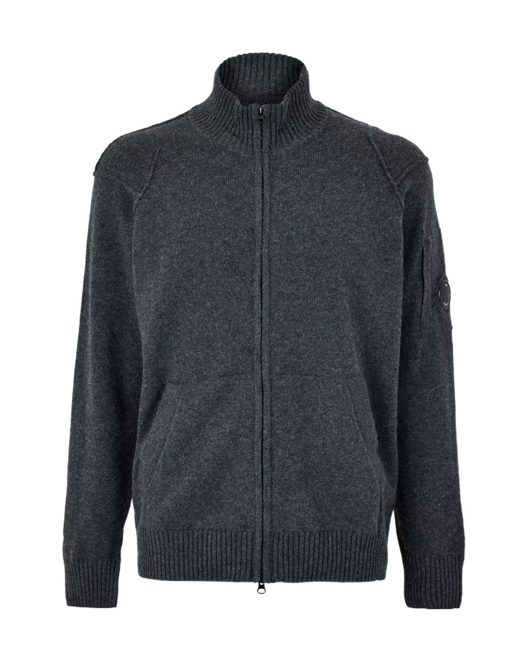 C P Company Blue Technical Cardigan for men