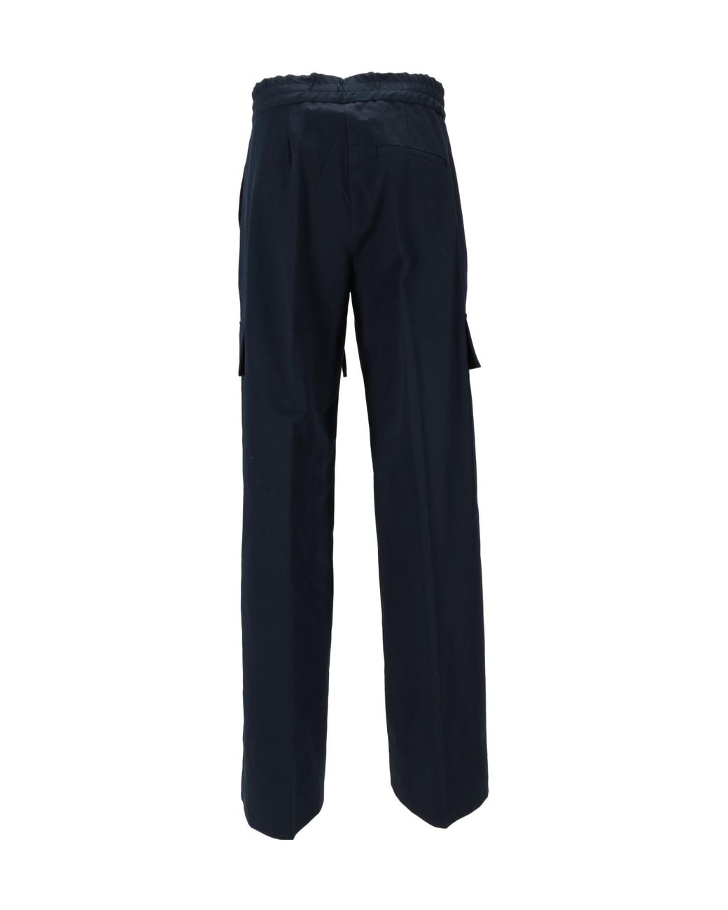P.A.R.O.S.H. Blue Drawstring-Fastening Cargo Pants