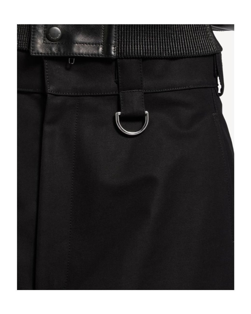 Balenciaga Black Straight-Leg Workwear Trousers for men