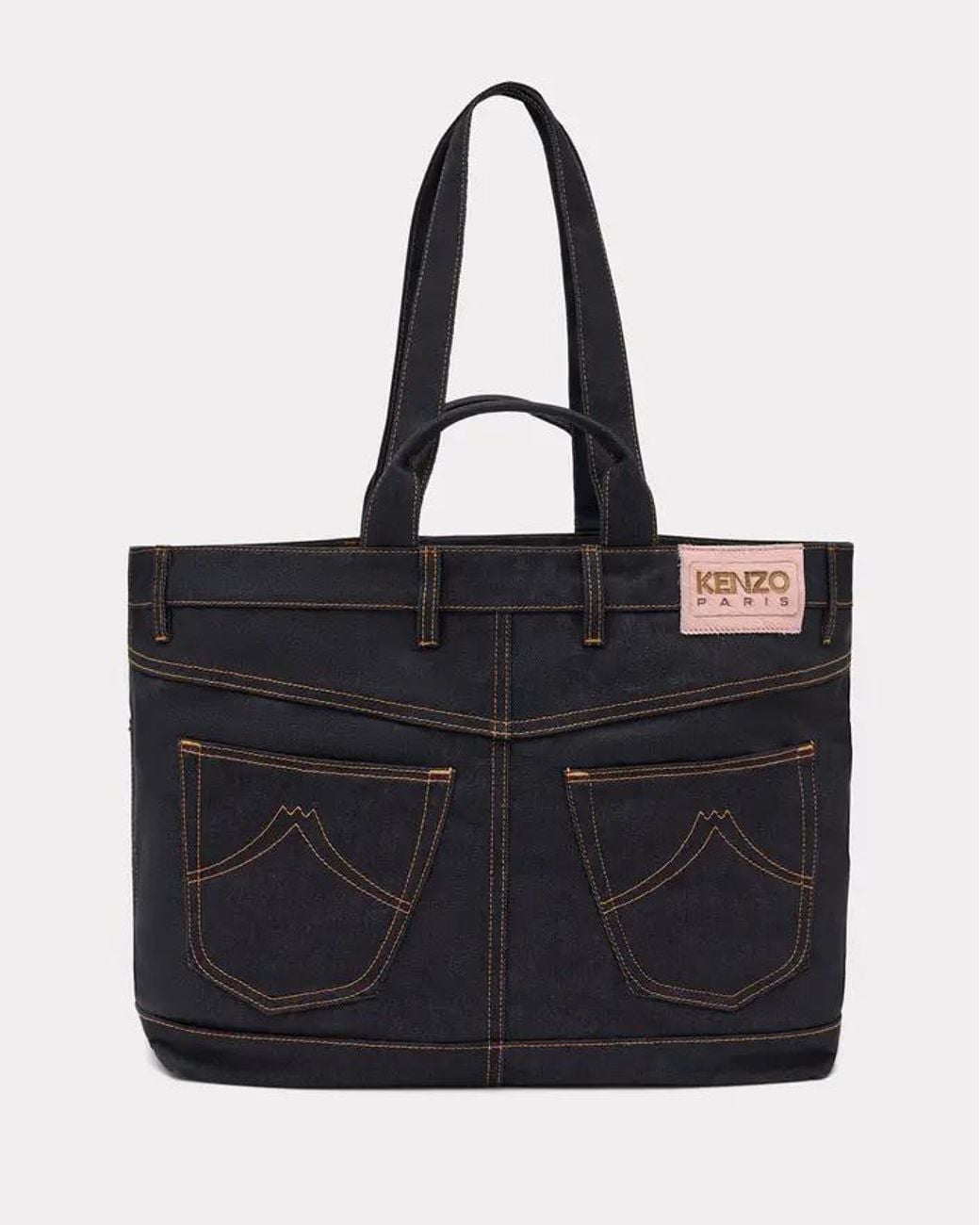 KENZO Black Five Pockets' Tote Bag