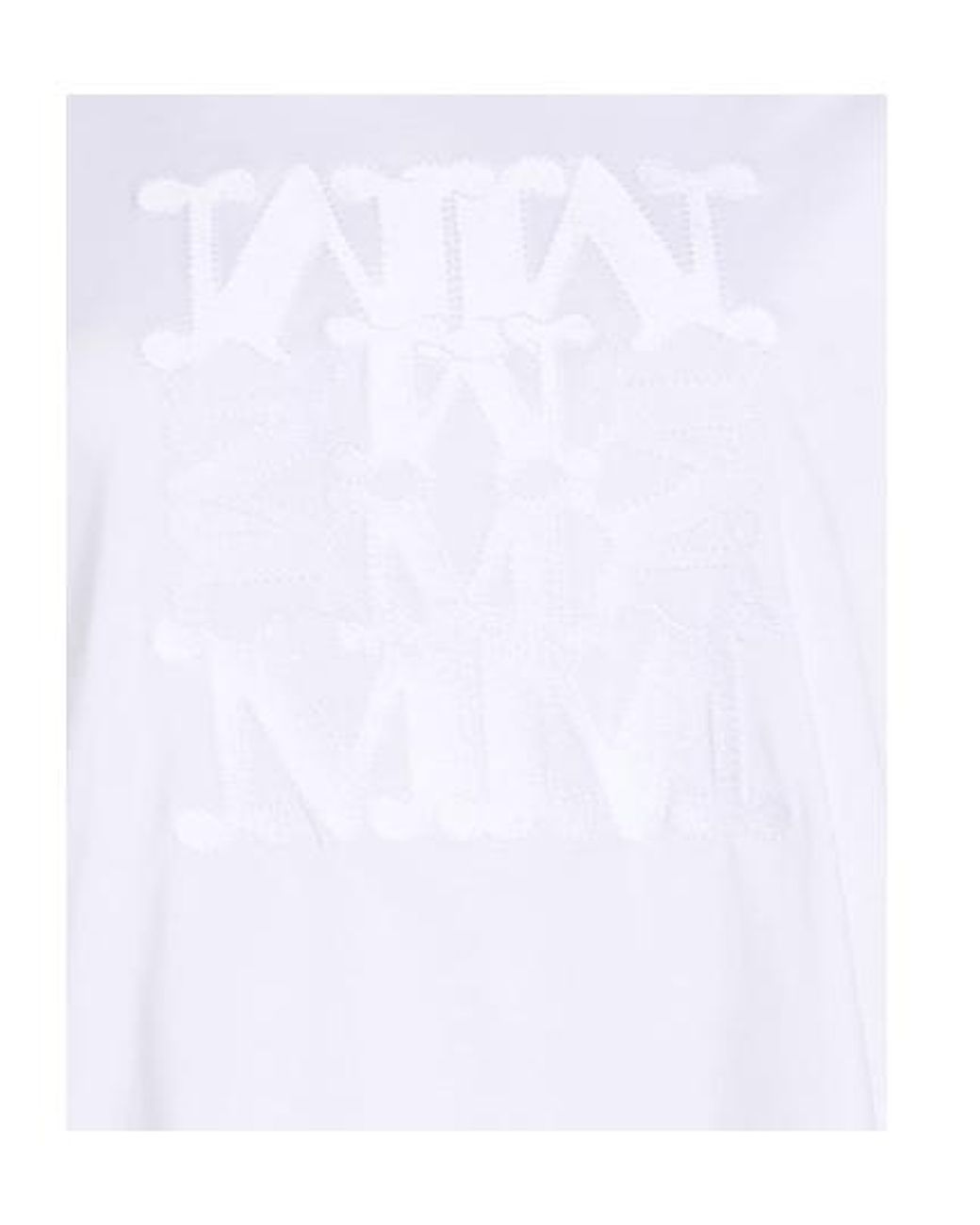 Max Mara White Solidcolor Tshirt