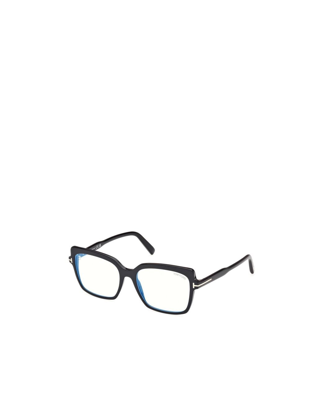 Tom Ford White Eyewear Butterfly Frame Glasses