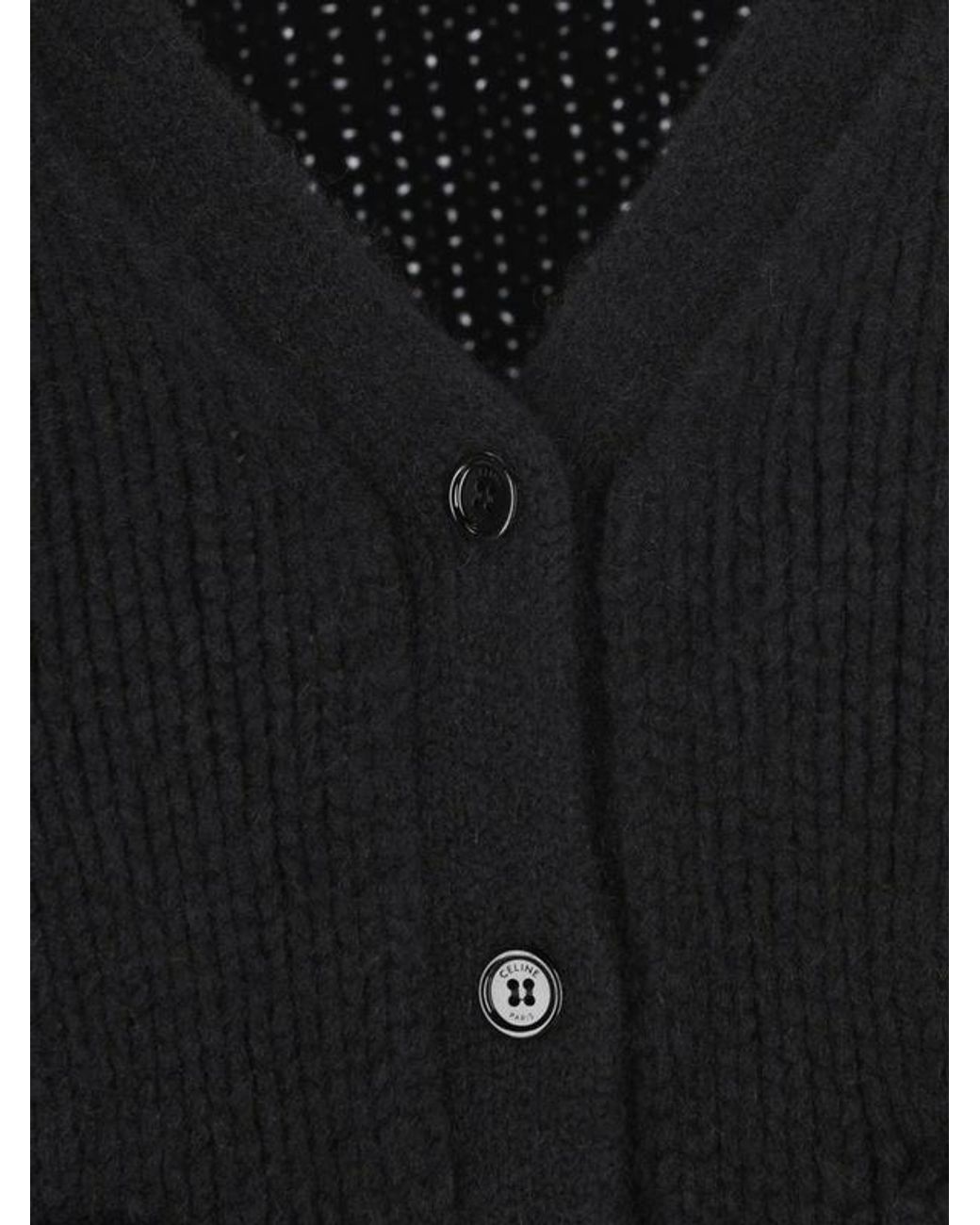 Céline Black Cardigan